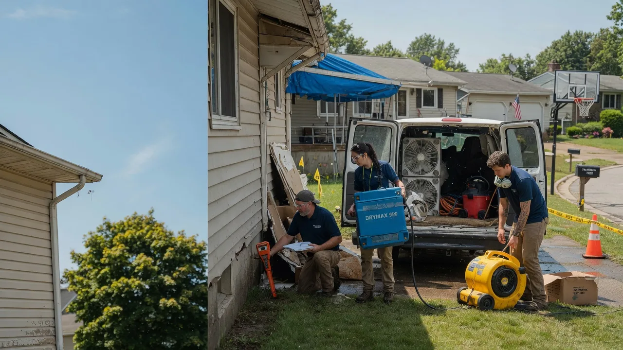 Ceiling Leak Cleanup in Galesville, WI near me